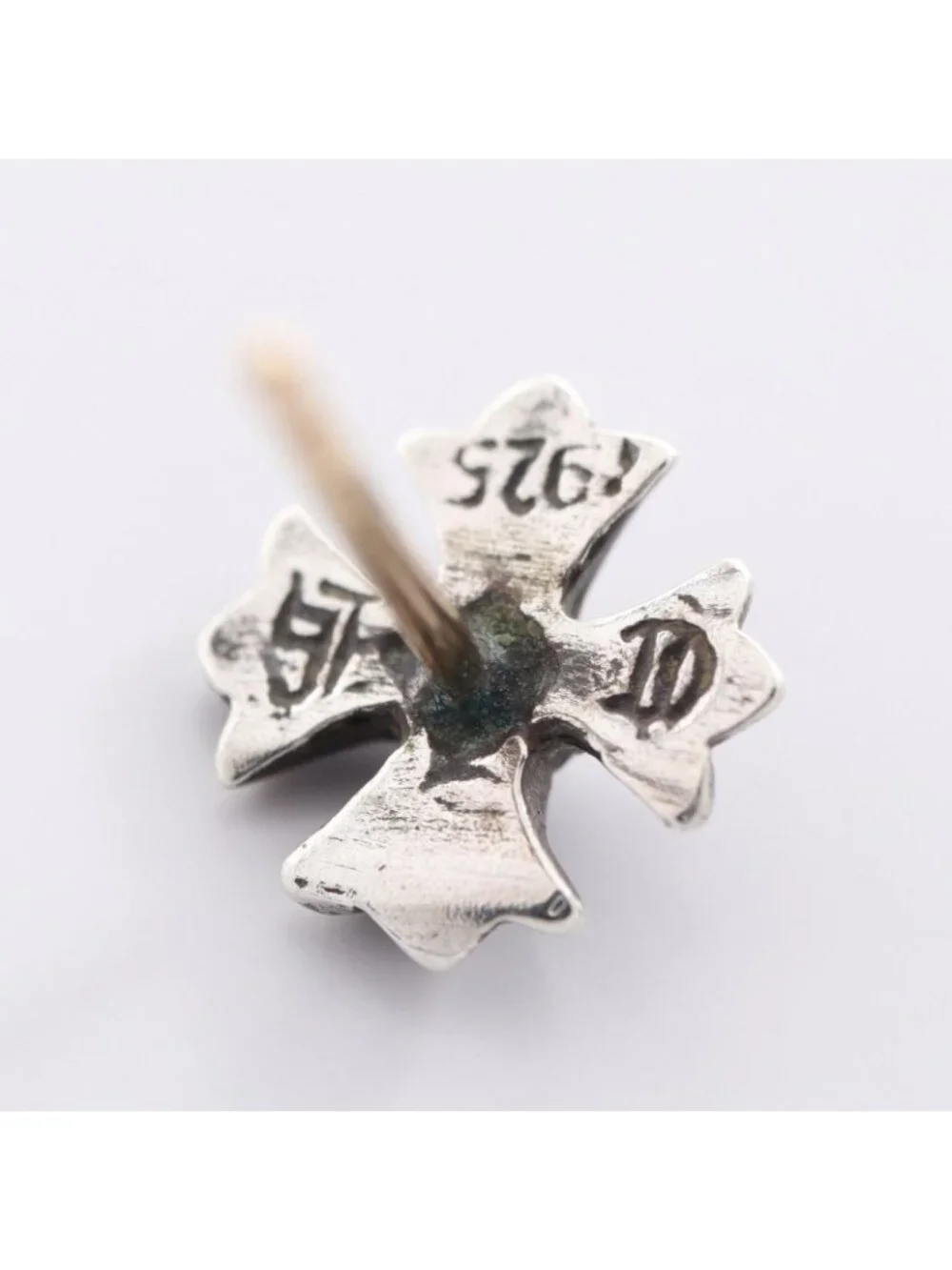 Chrome Hearts Earrings CH Plus Stud 925 Sterling Silver